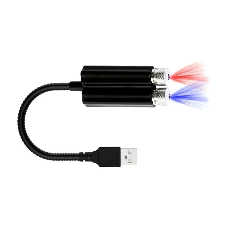 

50JA USB Star Night Light,Car Roof Star Lights, Portable Romantic Star Light Decor for Bedroom Party Car Interior Ceiling