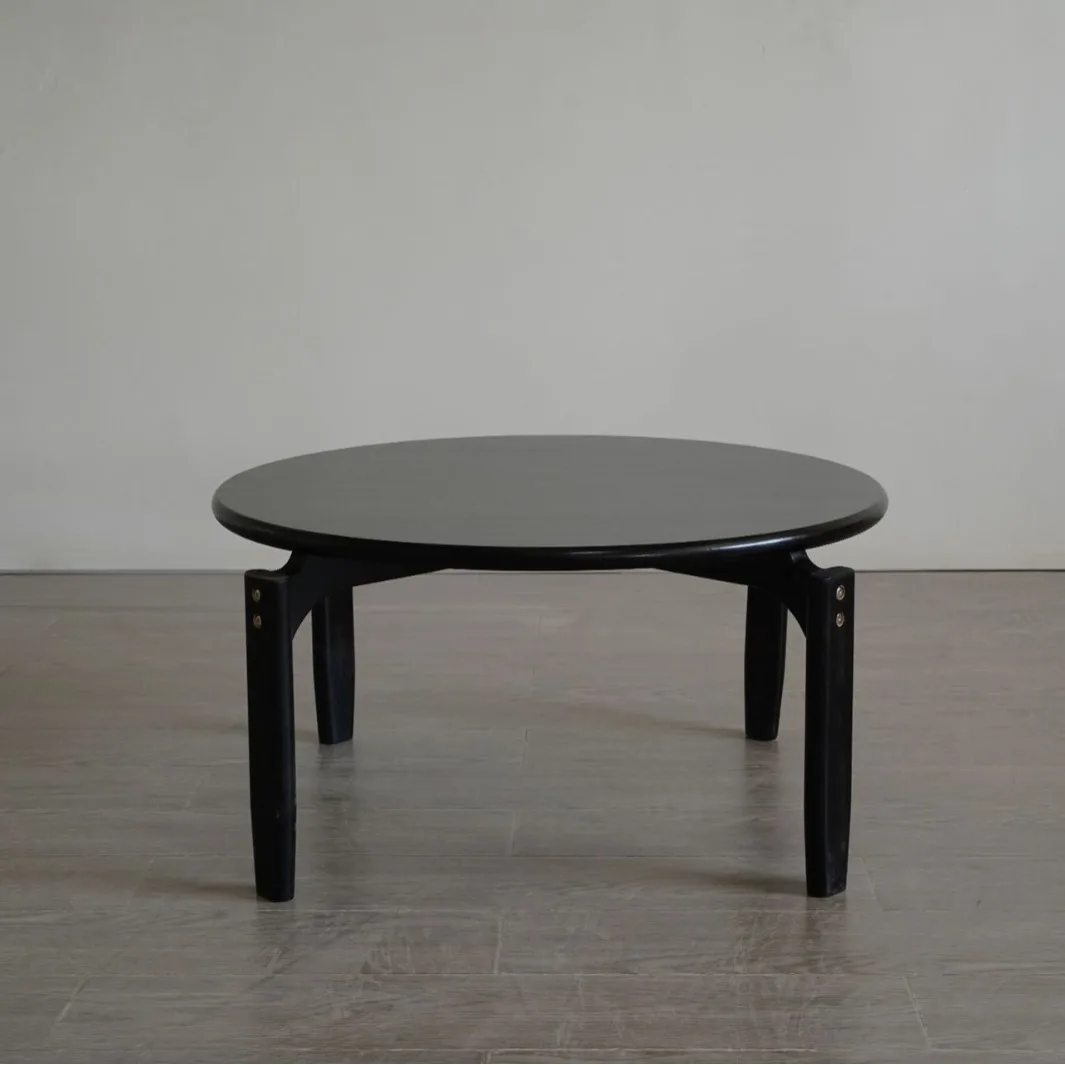 

Simple, black, solid wood, coffee table, combination, small apartment, sofa, tea table, household