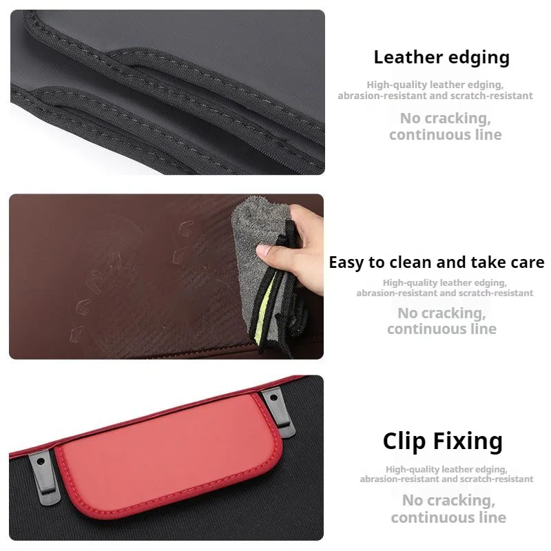 Car Seat Back Protector Mat Leather Prevent Dirty Anti Kick Pad For Chery Jaecoo J7 J8 7 Tiggo 8plus 8pro 5Plus 7pro Max Omoda 5 view 6