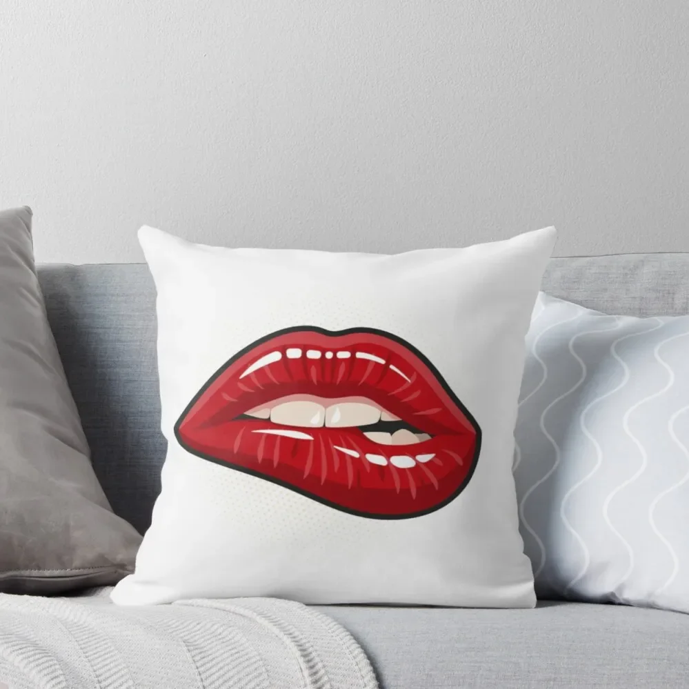 

Red Lips Pillow Throw Pillow Decorative Sofa Cushions Luxury Pillow Cover pillows decor home Cushion Cover Luxury