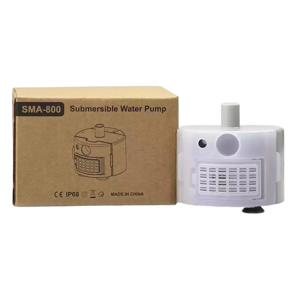 SMA-800 Quiet Submersible Water Pump DC5V 1.5W 160L/H Detachable Design for Aquarium Pet Fountain Water Cycle Circulation Pump
