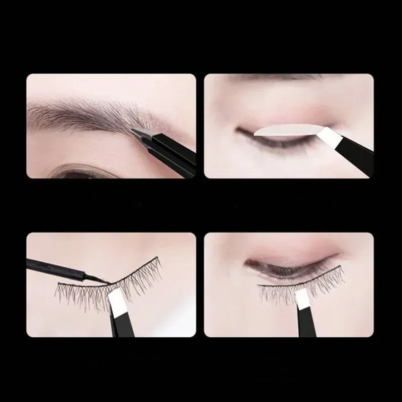 1pcs แหนบคิ้วสแตนเลสกําจัดขน Eye Brow Trimmer Eyelash CLIP เครื่องสําอางค์แต่งหน้าความงามเครื่องมือสําหรับ Dropshipp