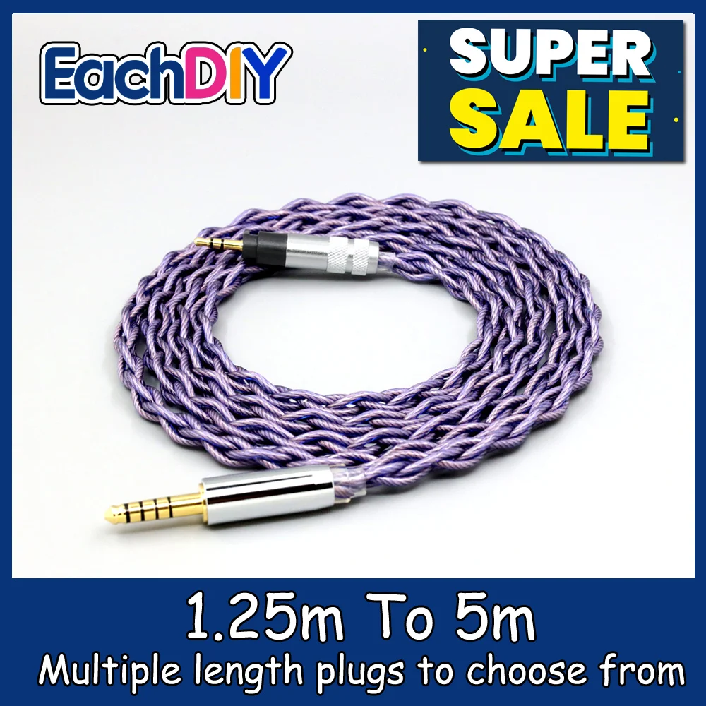 

Type2 1.8mm 140 cores litz 7N OCC Headphone Cable For Sennheiser Urbanite XL On/Over Ear Headphone 4 core 1.8mm LN007901