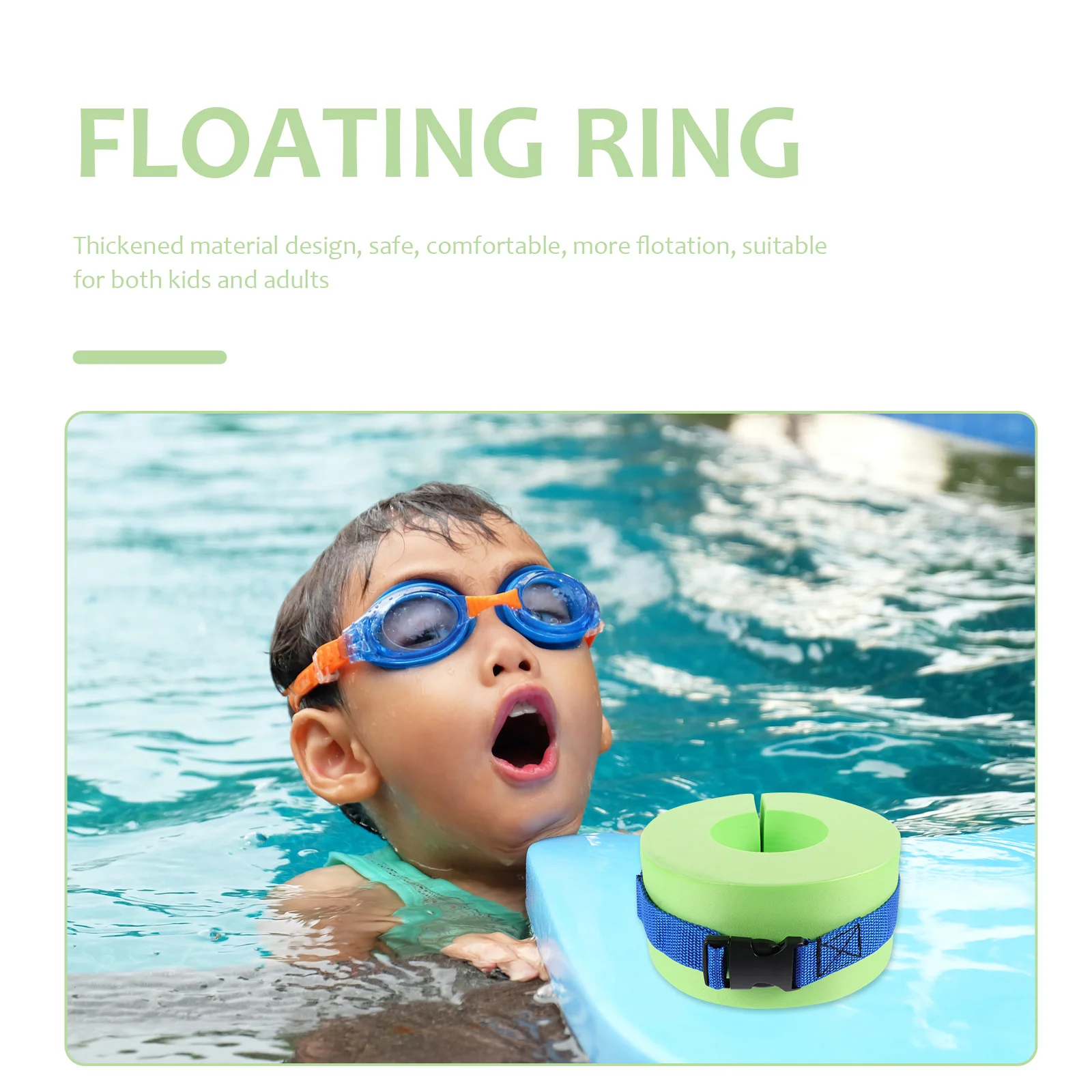 

Swimming Arm Floating Rings Eva Material Durable Practical Easy Use Water Wings Swim Arm Bands Adult Kids Water Wings