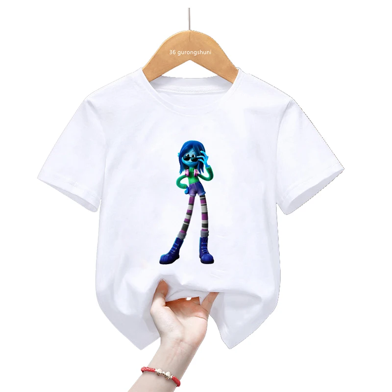 New Movie Show Anime Ruby Gillman Teenage Kraken T Shirt Chelsea Kawaii T-Shirt Boys And Girls Clothes Short Sleeve Tops