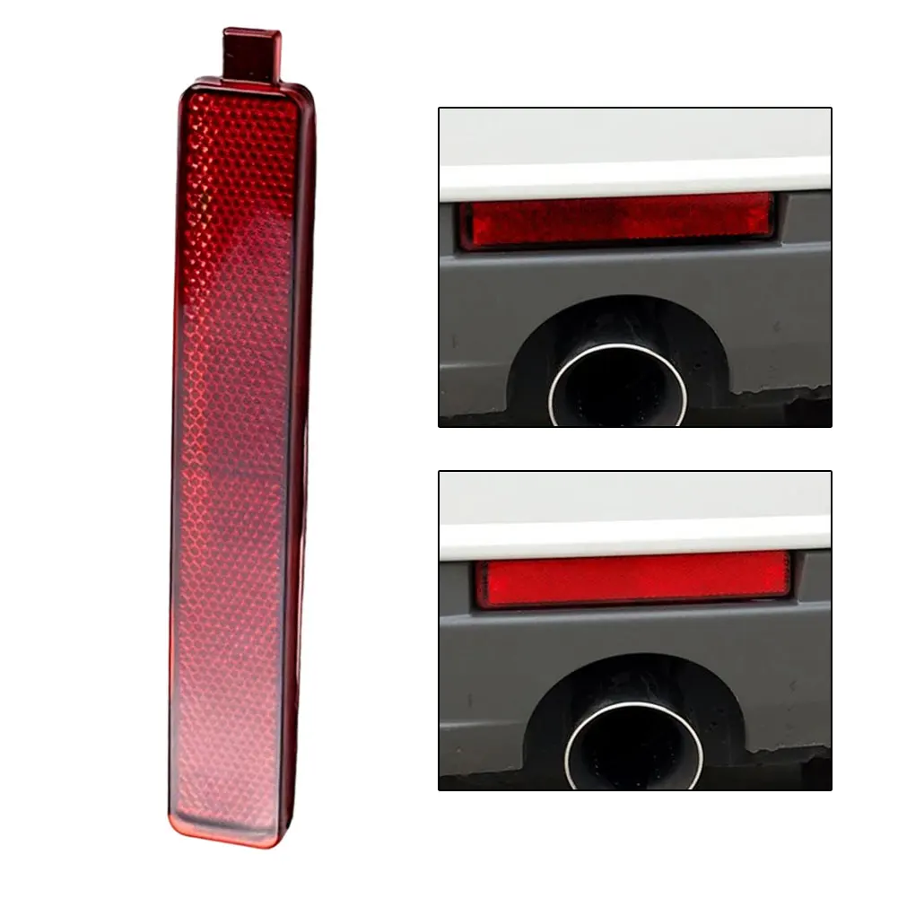 Rear Bumper Replacement Red Rear Bumper Light Side Marker Lamp ABS Plastic Direct Replacement Easy Installation