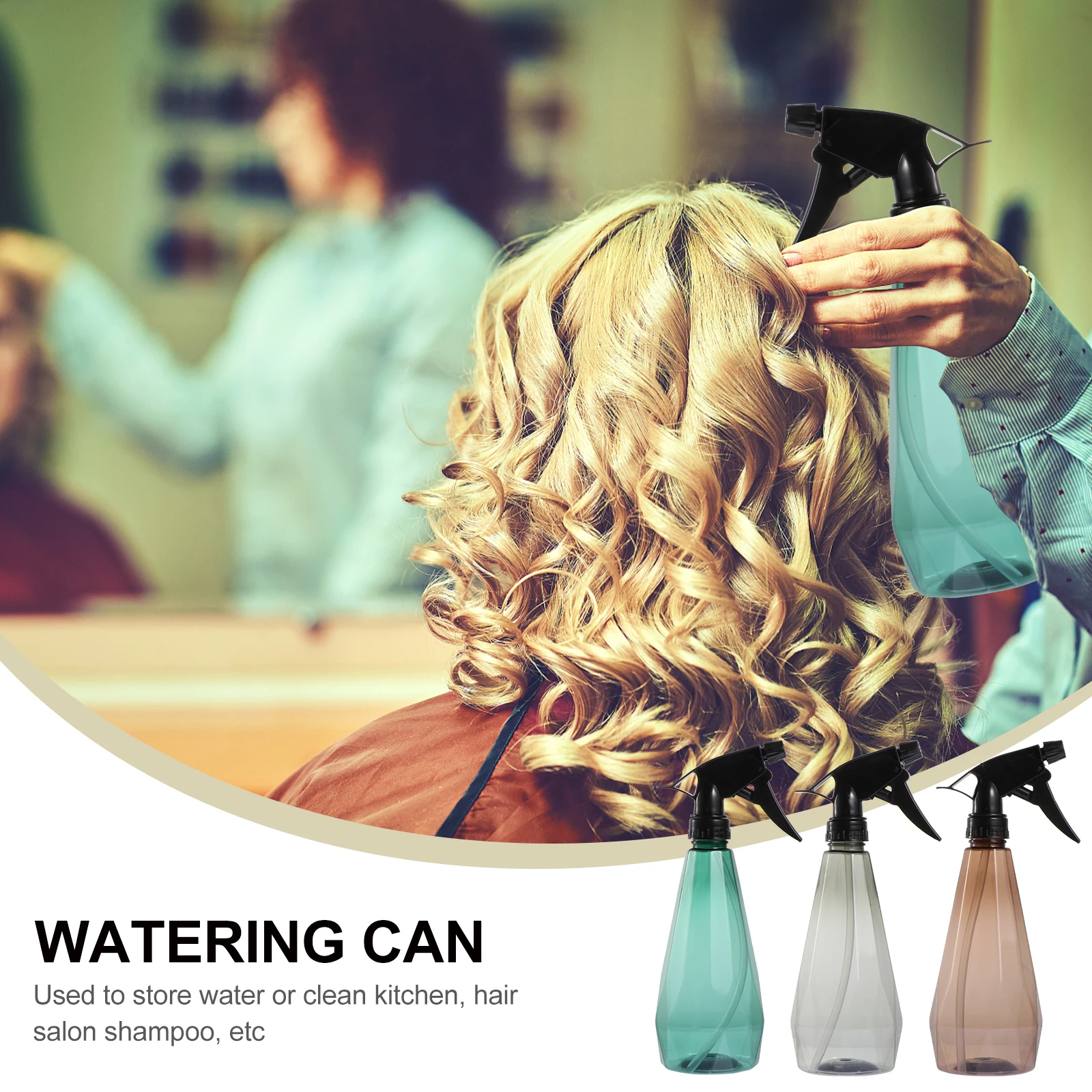 

3Pcs Watering Kettle Plastic Garden Sprayer Bottle Portable Reusable Watering Tool for Indoor Outdoor Plants Water Sprayer