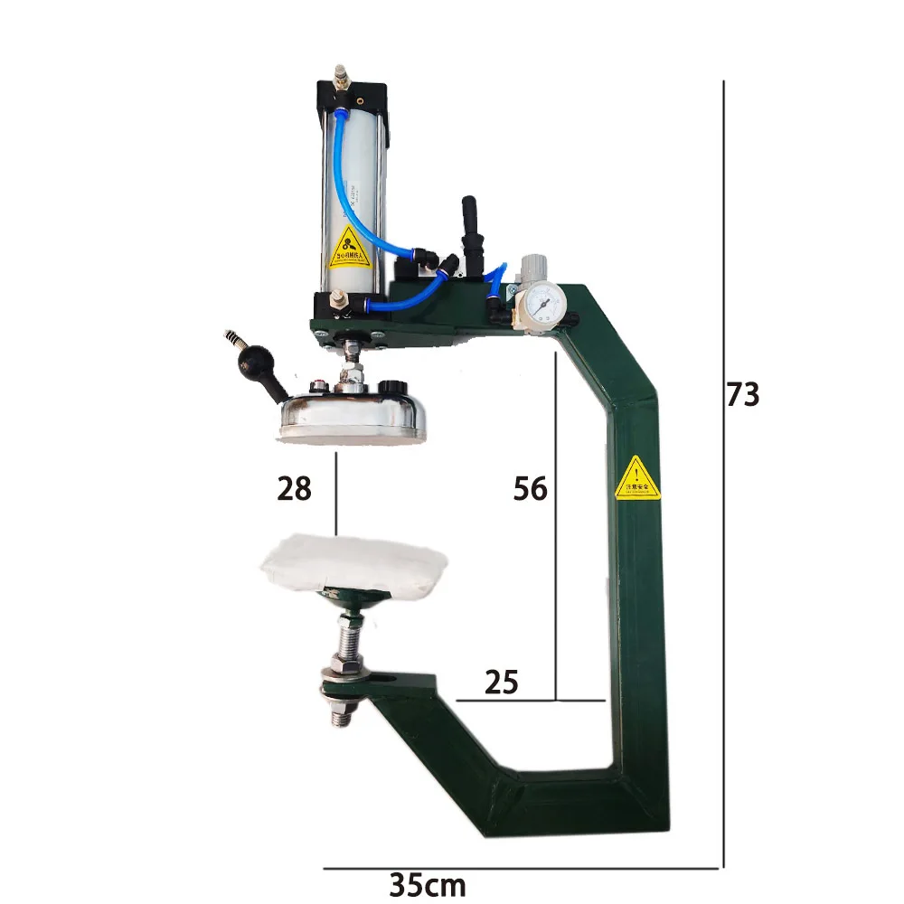 Medium and large tire defect skin injury vacuum repair vulcanization hot repair tire ironing machine
