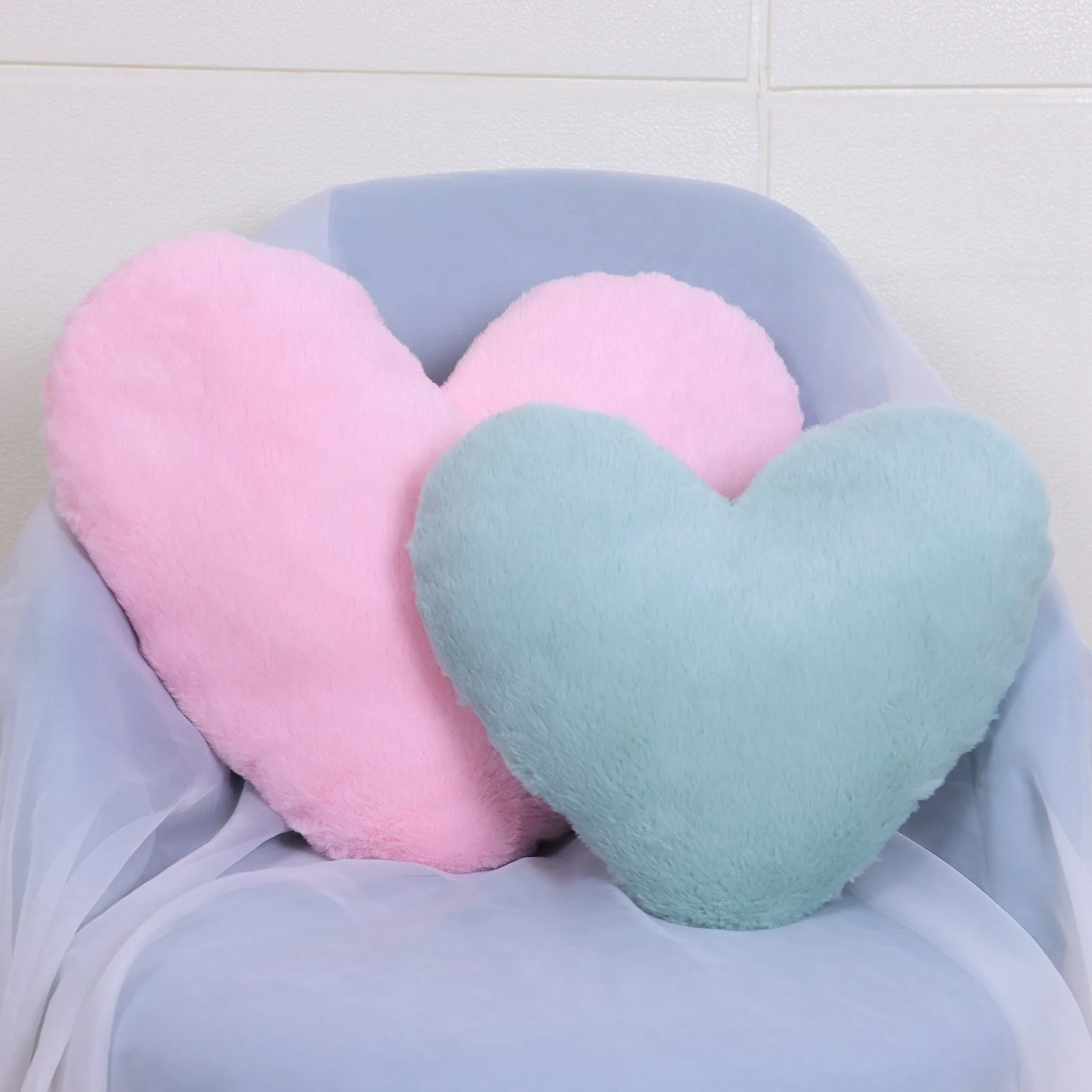 Soft Heart Shape Pillow Love Cushion Decor Pillow Living Room Bedroom Decorative Plush Throw Pillow Valentines Day Gift