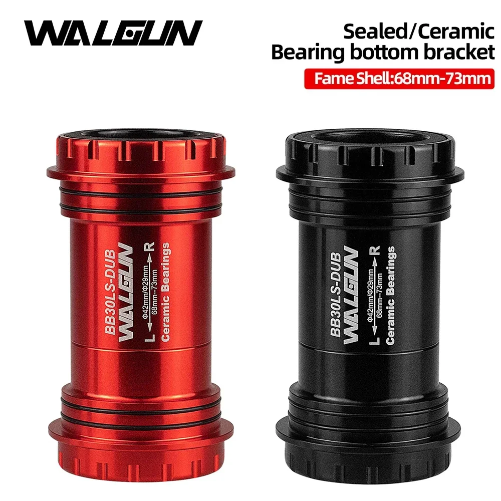 WALGUN Ceramic Bearing Sealed Bottom Bracket BB30LS-DUB Upgrade Choice for 68-73mm Frames - Cycling Performance Bicycle Parts