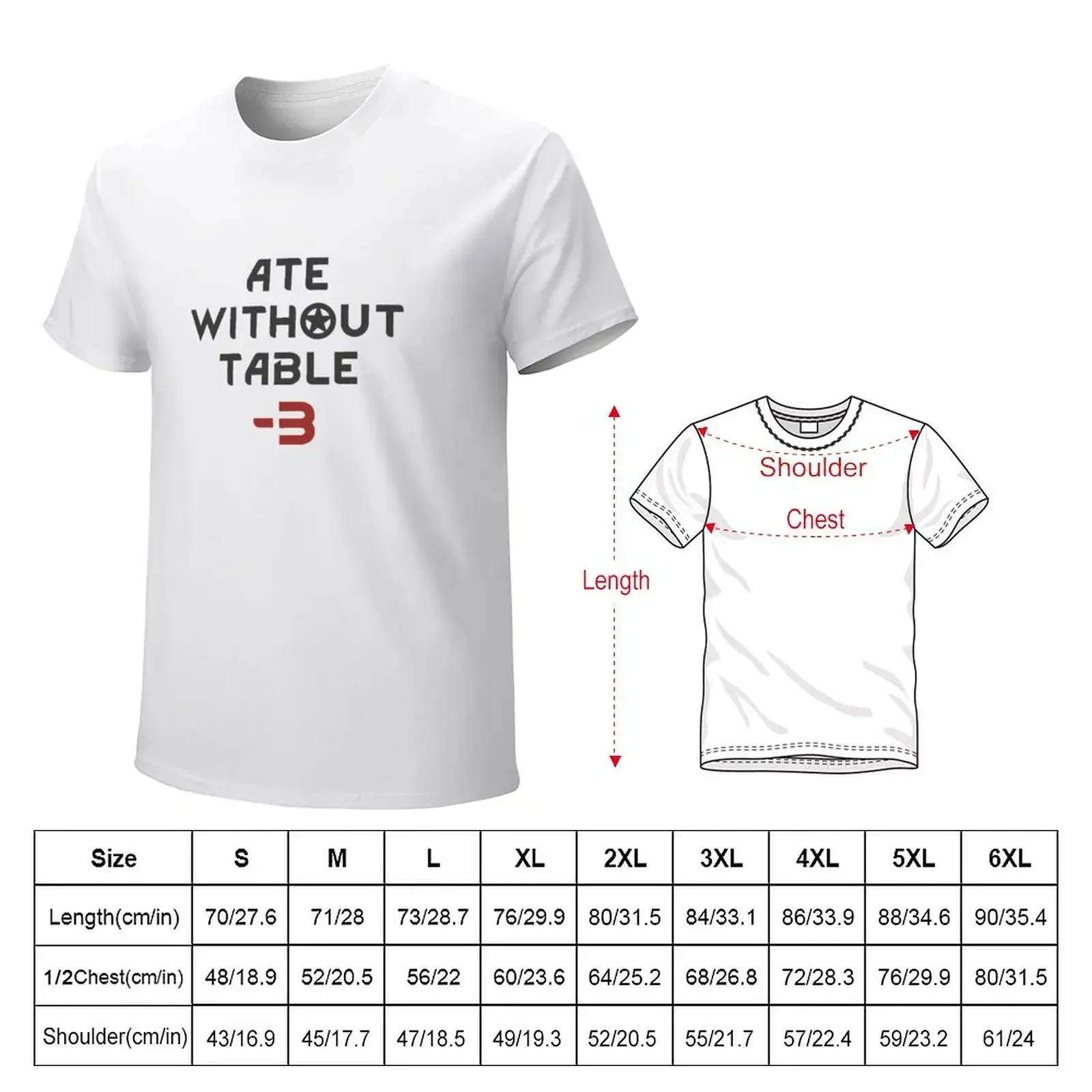 Rimworld Ate Without Table -3 [v2] T-Shirt cotton graphic tees graphic tee shirt t shirt men 100℅ cotton