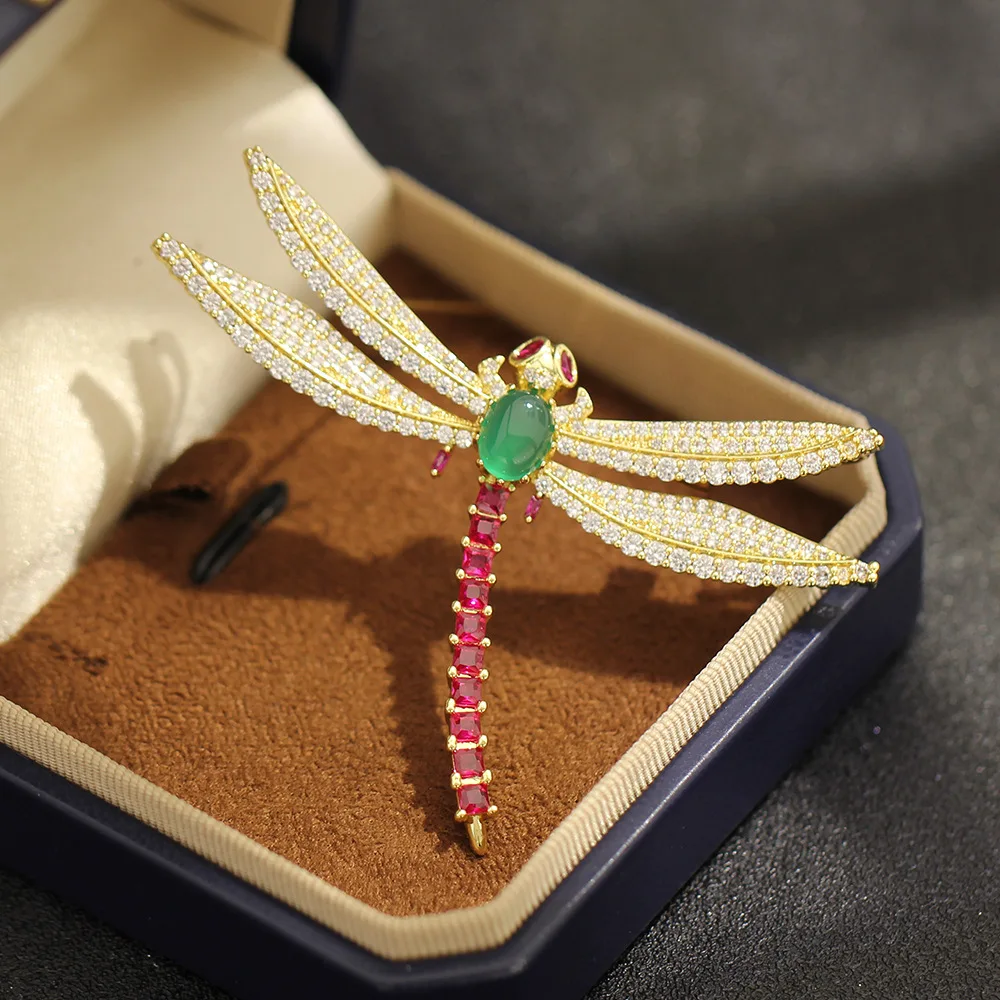 Fashionable Niche Silver Color inlaid Zircon Exquisite Jellyfish Female Brooch Versatile Temperament Marine Creature Accessory