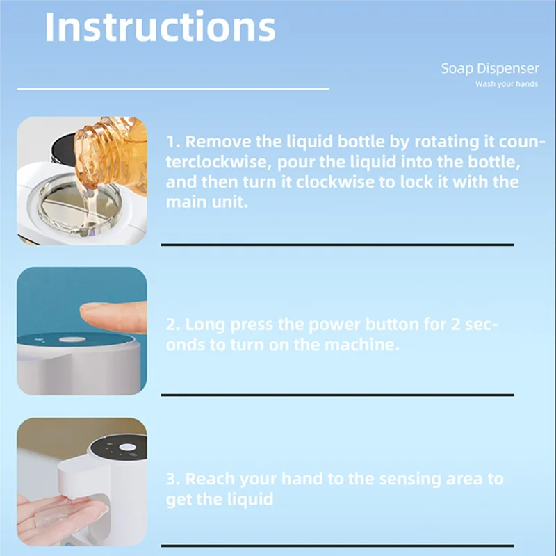 PORK-Automatyczna maszyna do dezynfekcji rąk Automatyczny dozownik mydła w płynie Elektryczny dozownik mydła