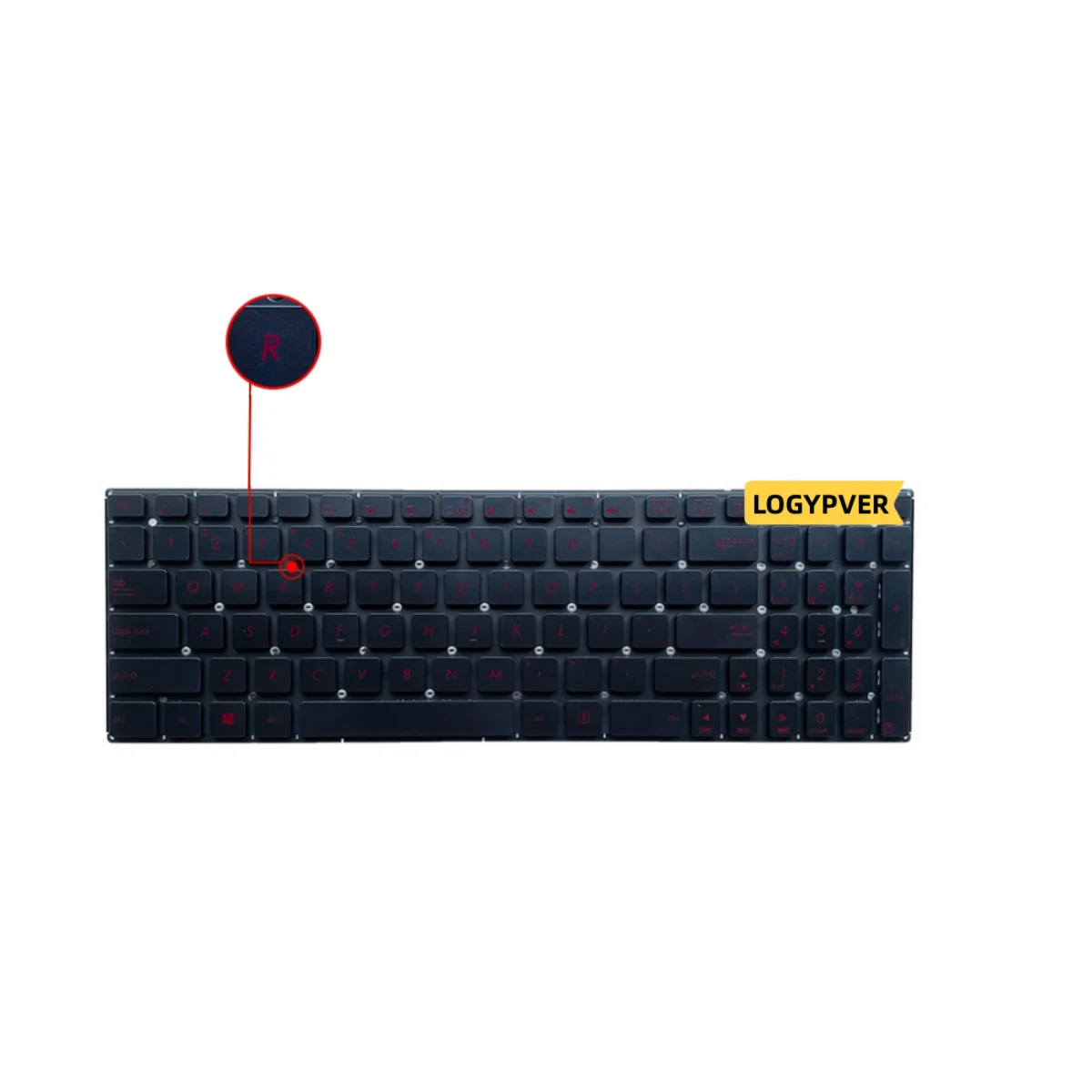 Klawiatura laptopa dla ASUS FX50 FX50V FX50J FX50JK FX50JX GX50JX VX50L FH5900V FL5000C Notebook US angielski biały czerwony