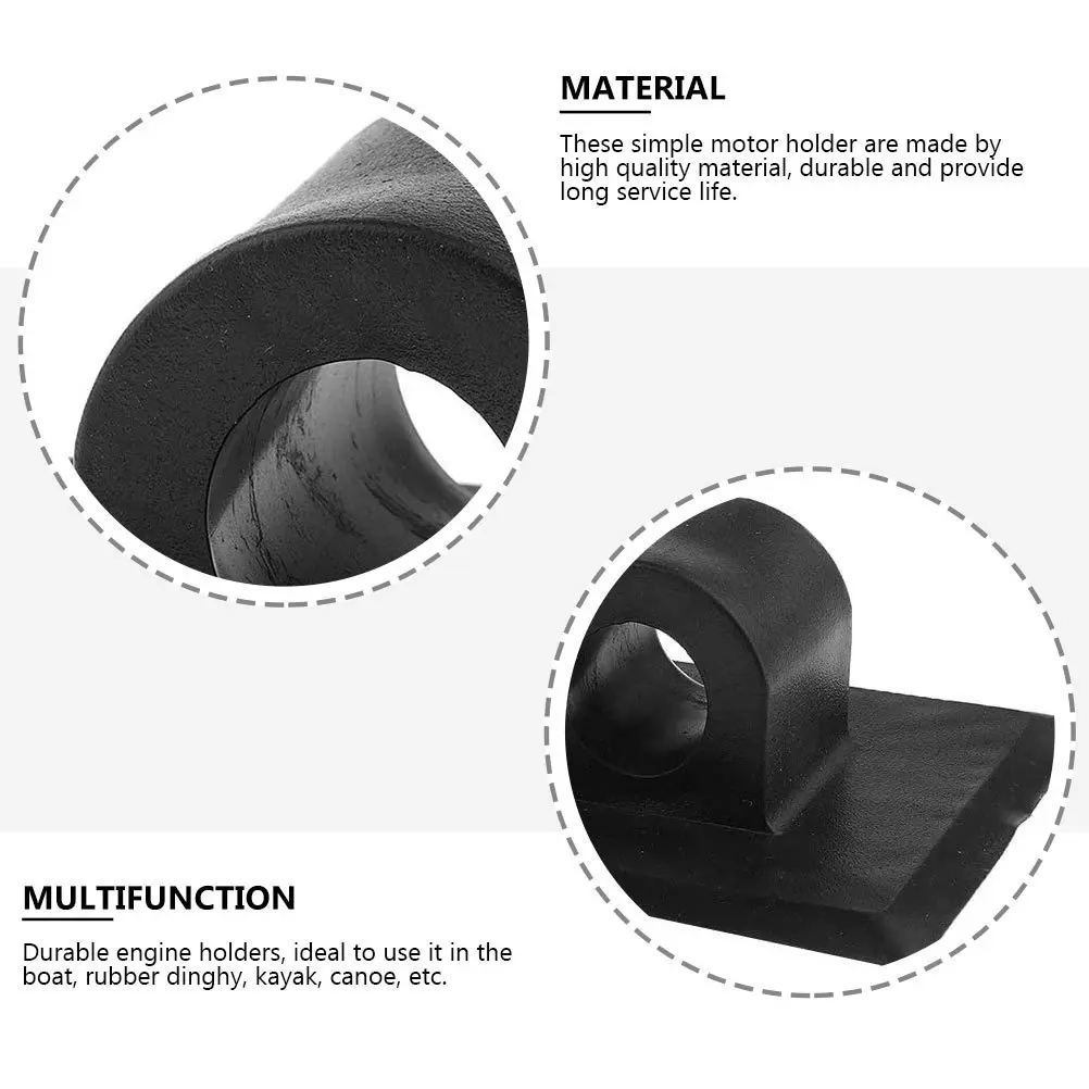 

2Pcs Motor Mount Clip Kayak Fixed Buckle for Boat Canoe Durable Design Wet Environments Easy Installation Mounting Brackets