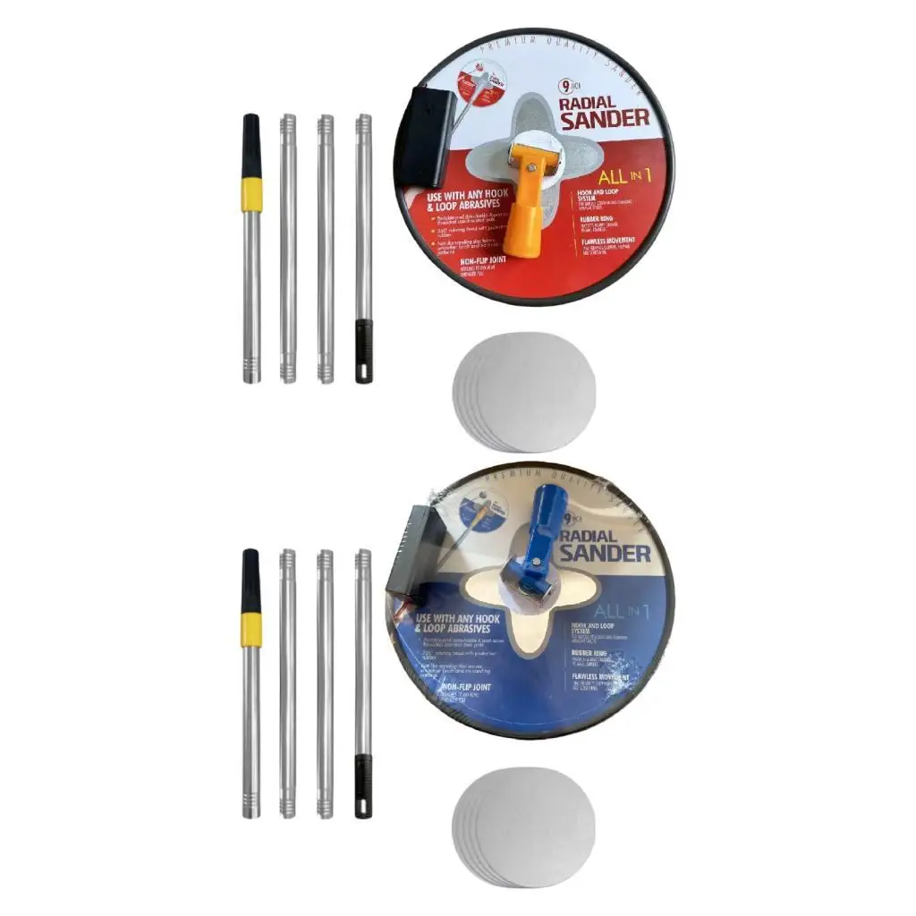 

Manual hand dryer grinder wall grinder, 360 -degree -rotary, 5PCs sandpapes