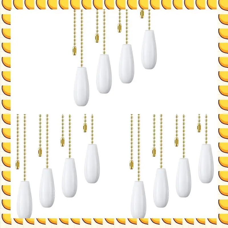 

BAAU, 12 шт., цепь потолочного вентилятора, деревянная тяговая цепь, удлинитель, тяговая цепь для потолочного освещения, лампа, цепь вентилятора