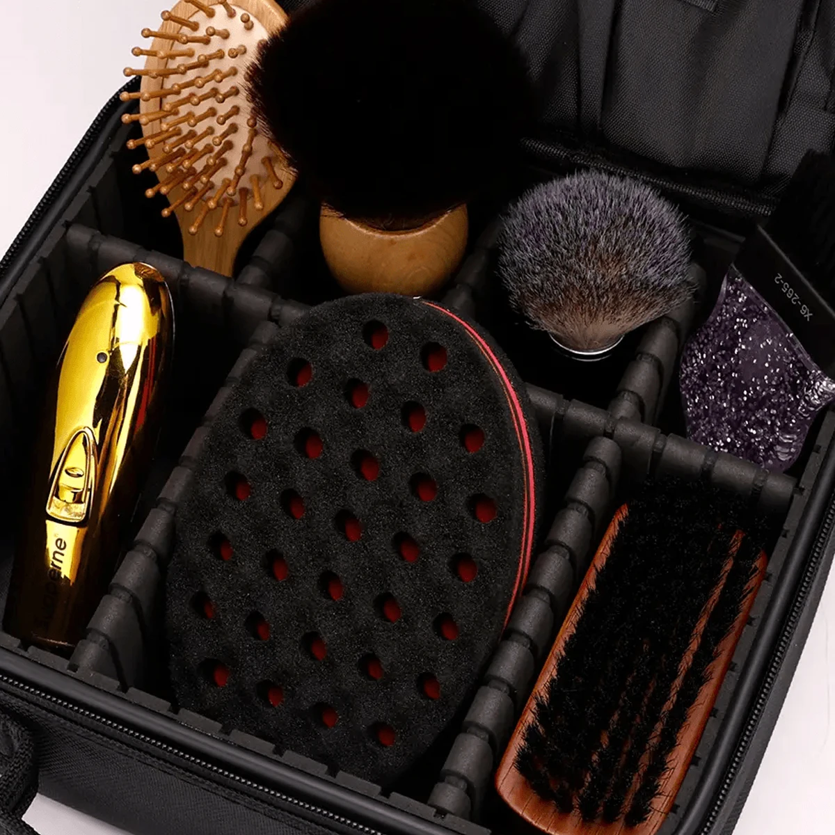 YANZA Makeup Case Professional Beauty Brush Women Cosmetic Suitcase Make Up Organizer Travel Storage Box for Manicure