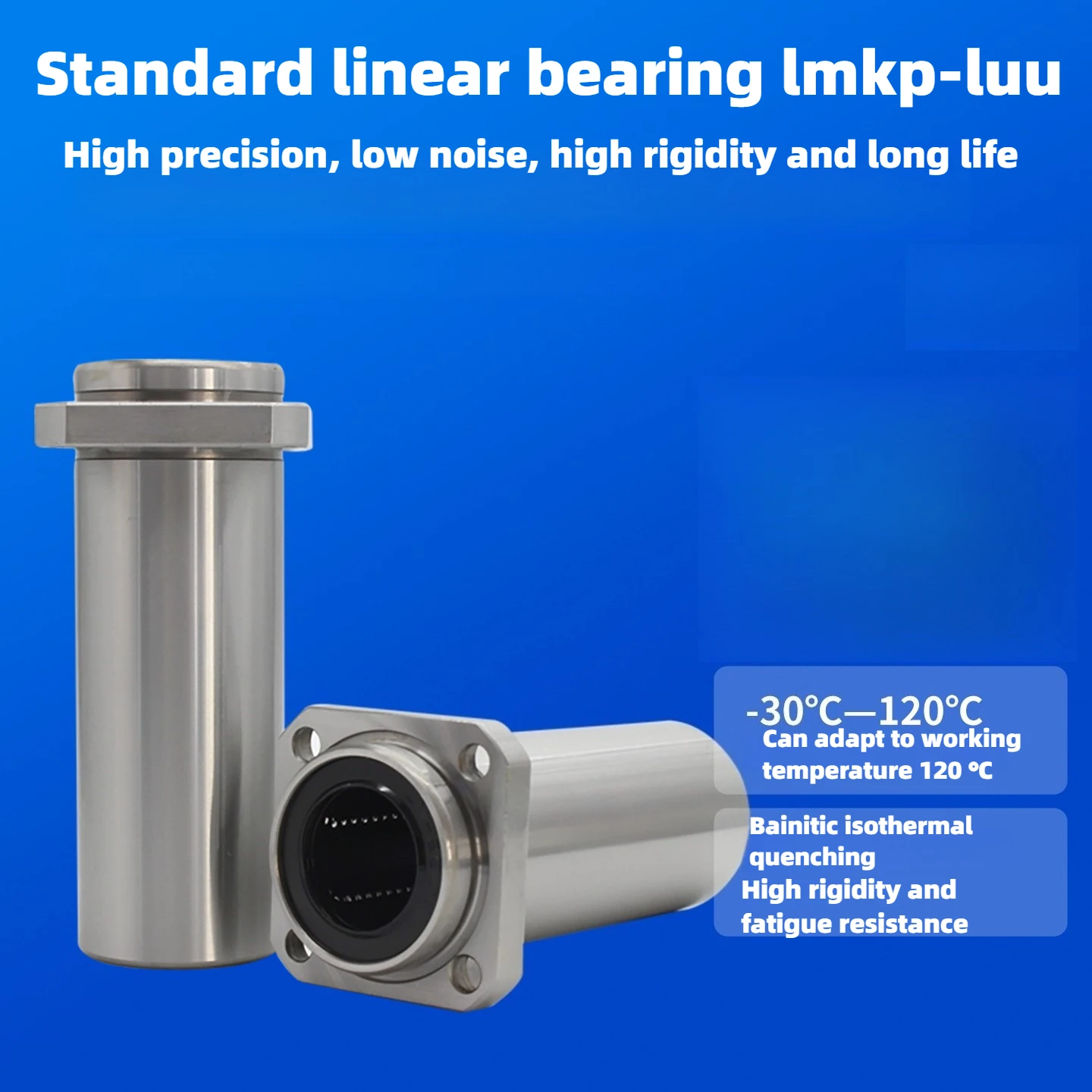 TE extended guide LMKP6 8 10 12 16 20 25 30 40 50LUU method blue linear bearing