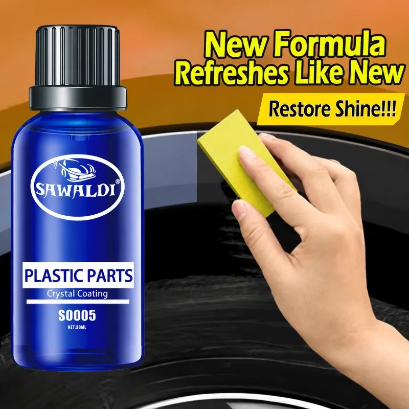 Plastic Renovator Auto Special Oxidation Reducing Agent Black Bumper Whitening Aging Plastic Parts Crystal Coating Restorer