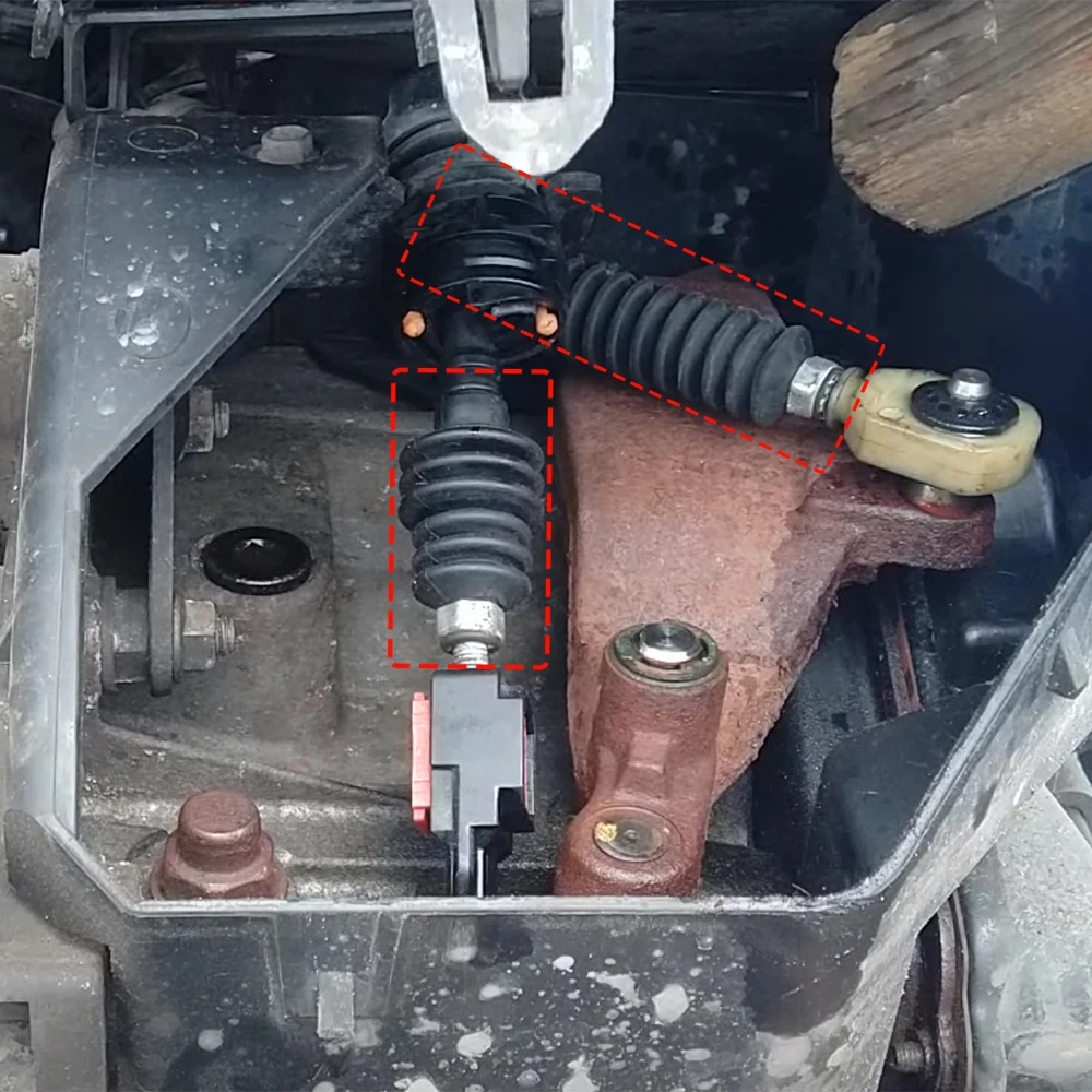 Para Ford Focus Fiesta Fusion 2002 2004 2008, Cable de cambio de caja de cambios Manual, palanca de cambios, extremo de articulación, varilla de polaina, manga de conexión