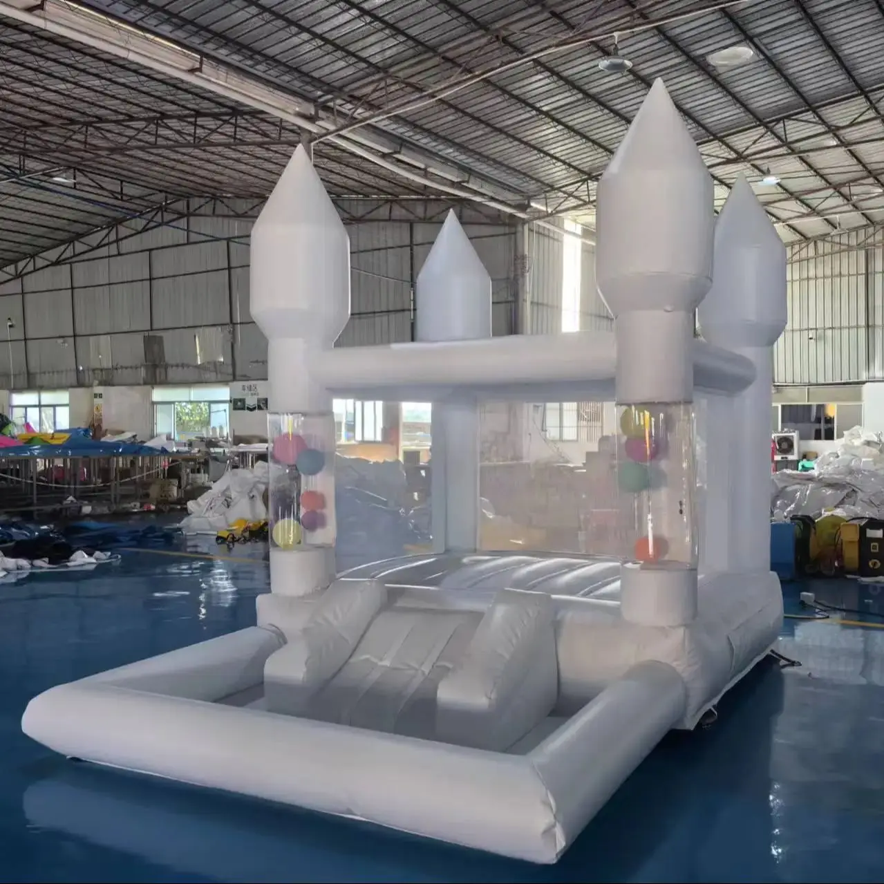 Most Popular Pastel Pink Bounce House Commercial PVC Jumping Castle Party Rentals Inflatable Bouncer for Business
