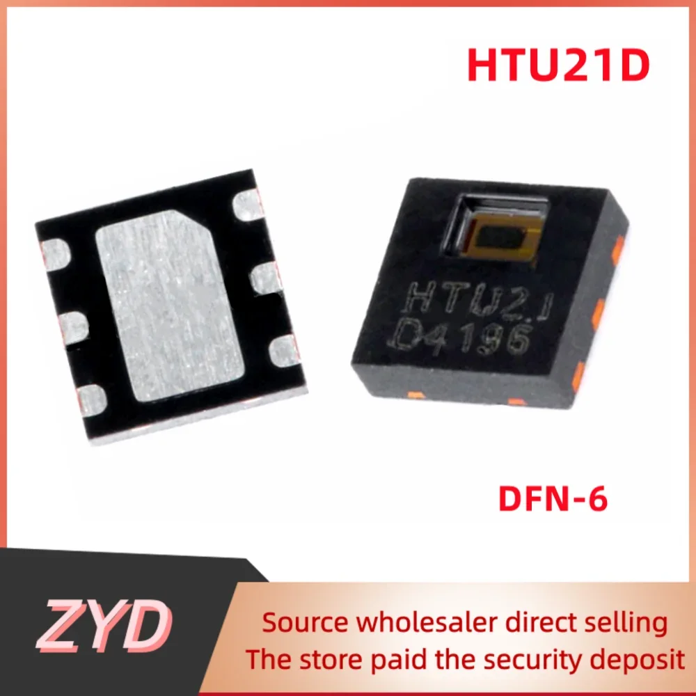 ZYD 5PCS/Lot Original and Brand New HTU21D DFN-6 Temperature and Humidity Sensor IC Chip