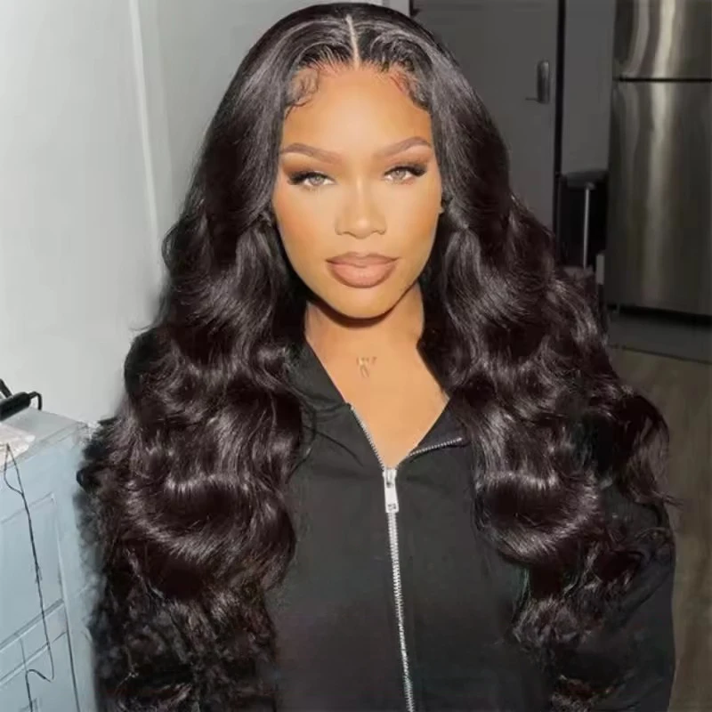 30 32inch Glueless Wigs Body Brazilian Wave Pre-Cut 6x4 5x5 Lace Closure Remy Human Hair 13x4 HD Lace Frontal Wig Curly Wave