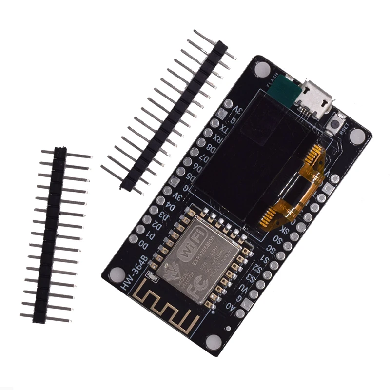 NodeMCU ESP8266 Development Board With 0.96 Inch OLED Display CH340G ESP-12E WiFi Module TYPE-C USB For Arduino/Micropython