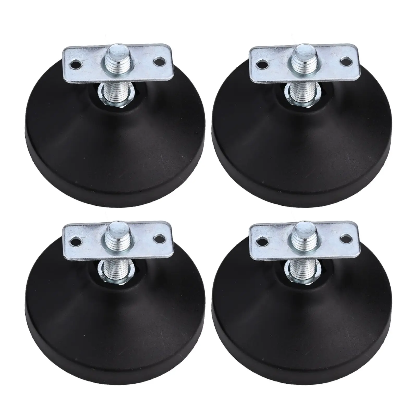 Set of 4 Leg Levelers with Adjustable Foot Pads for Billiard Pool and Foosball Tables to Keep Them Firm and Balanced