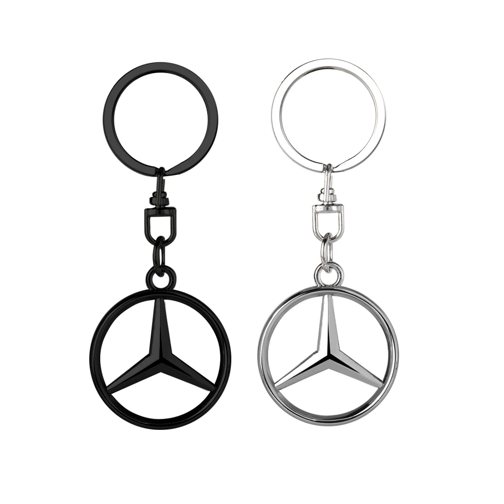 Car Key Chain Keyring Pendant Metal Keychain Holder for Mercedes Benz A E C G M R S D Class W176 W204 W212 GLC CLA GLA AMG W108