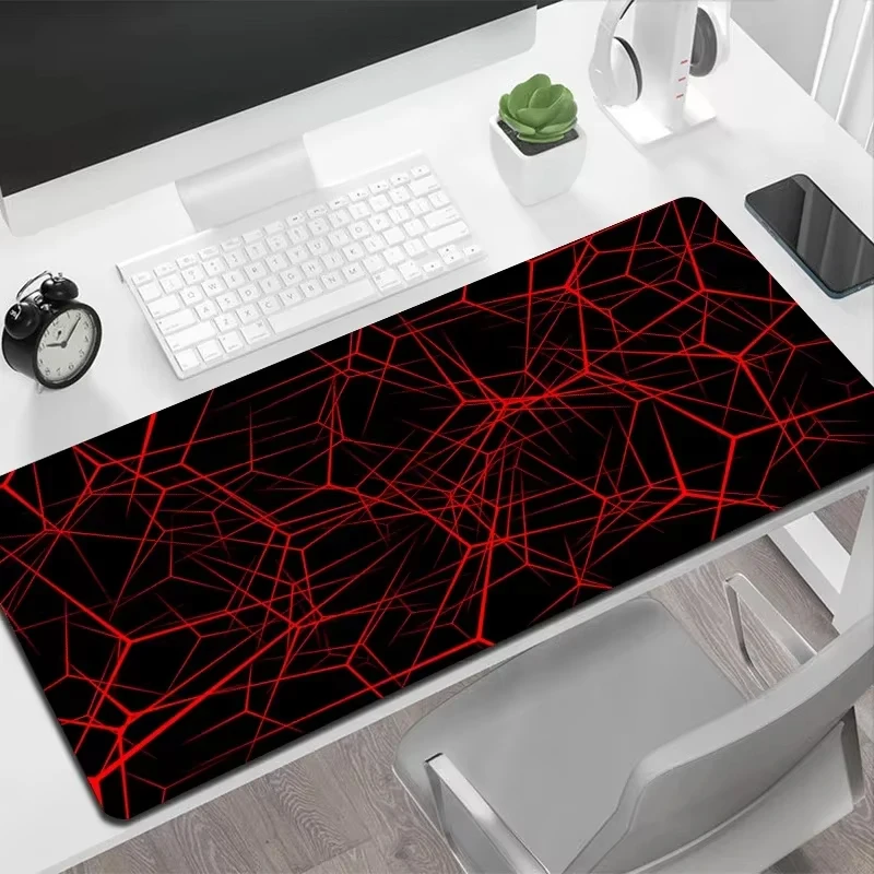 Geometric Art Mouse Pad Honeycomb Gamer Mat Computer Gaming Locking Edge 900x400 Mousepad Keyboard Desk Mice Pads Large Gaming