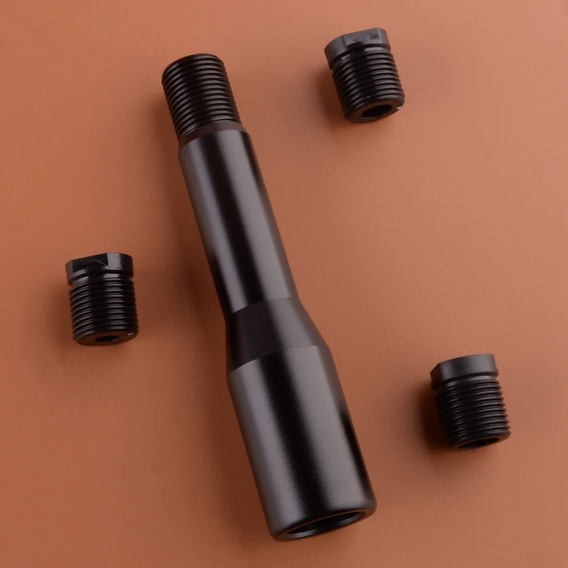 

Автомобильный ручной рычаг переключения передач, ручка удлинителя, адаптер 8 мм, 10 мм, 12 мм, универсальный алюминиевый сплав, черный