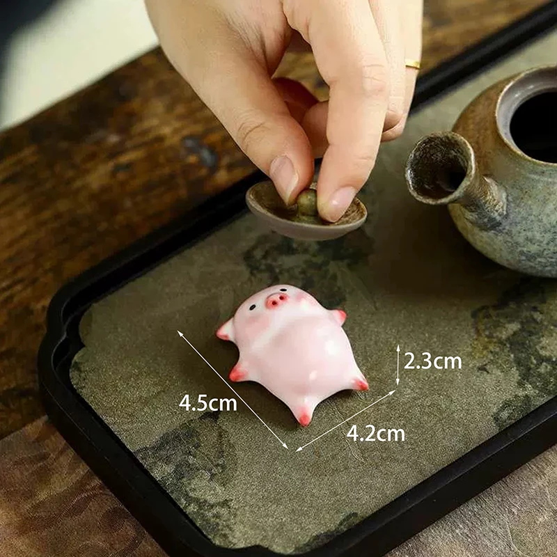 NEW Bubbling Tea Pet Piggy Cartoon Ceramic Tea Cup Little Pig Spit Bubbles Water Mug Funny Gift Home Decoration Tea Accessories