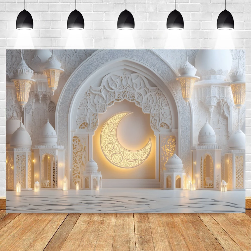 Ramadan Photography Background Eid Al-Fitr Photo Booth Decoration Home 2025 Islamic Muslim Festival Party Photo Booth Props