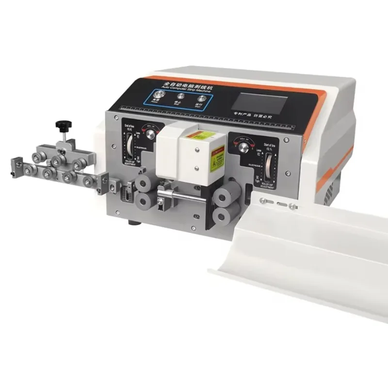 

Fully Automatic Cable Wire Cutting And Stripping Machine 0.1-10mm2 For Stranded Conductor With PE Insulation