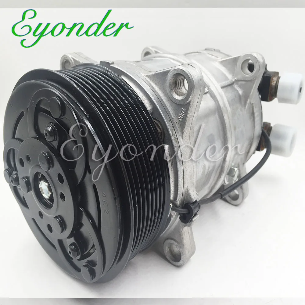 

AC A/C Compressor Cooling Pump PV8 12V for TM16 HD for Universal freezer truck Carrier Thermo King Hubbard 10356120 8800022