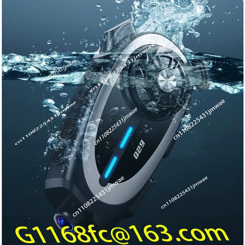 Q29 Driving Recorder Helmet Bluetooth Headset Waterproof Intercom Music Sharing Mixing Helmet Headset