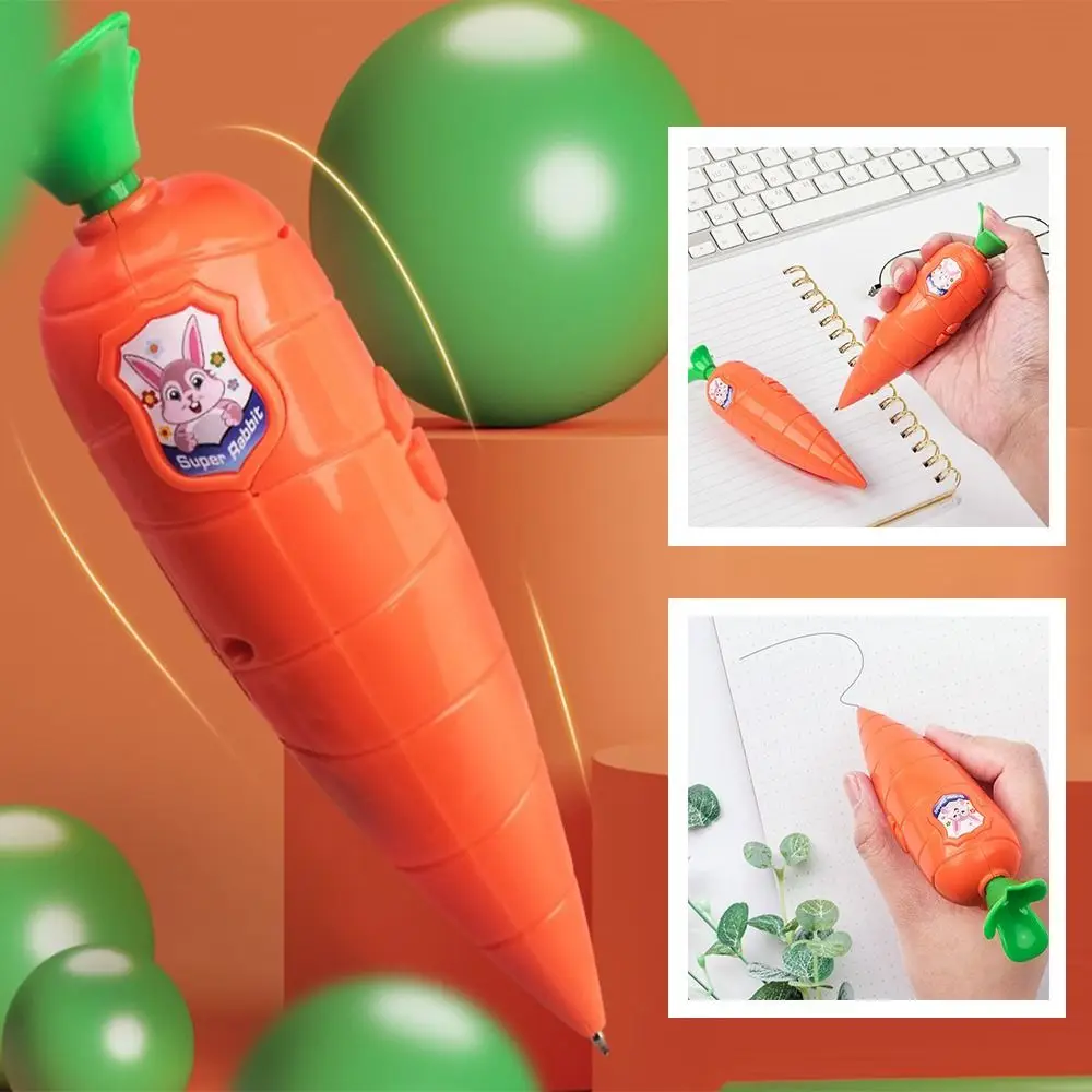Carrot Eggplant Funny Voice Recorder Pen Corn Cactus Write Graffiti Cute Ballpoint Pen Novelty 2 in 1 60S Sound Recorder