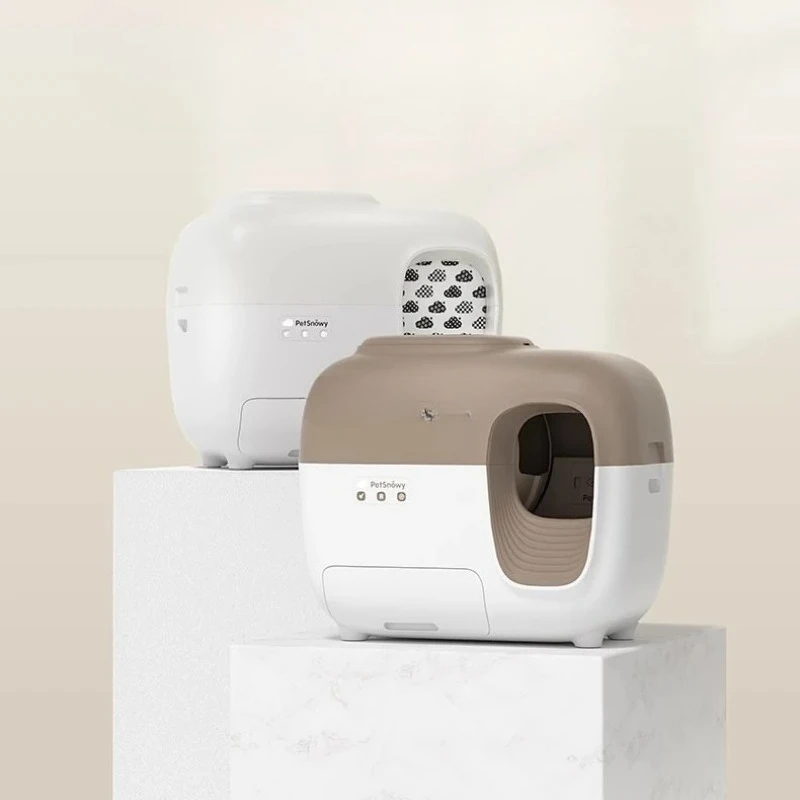 Smart cat toilet, automatic cat litter box, deodorizing top-in shit shoveling machine, oversized anti-splash