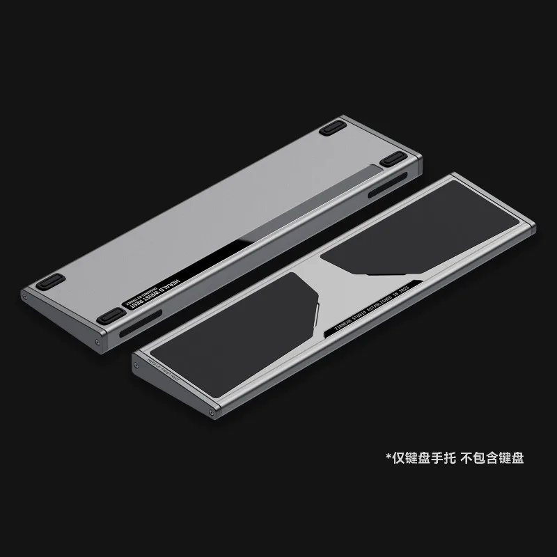 

Metal Aluminum Palm Rest Custom Split Alloy Wrist Rest Alice Keyboard Palm Stree Gameing Accessories Esports Office Wrist Guard