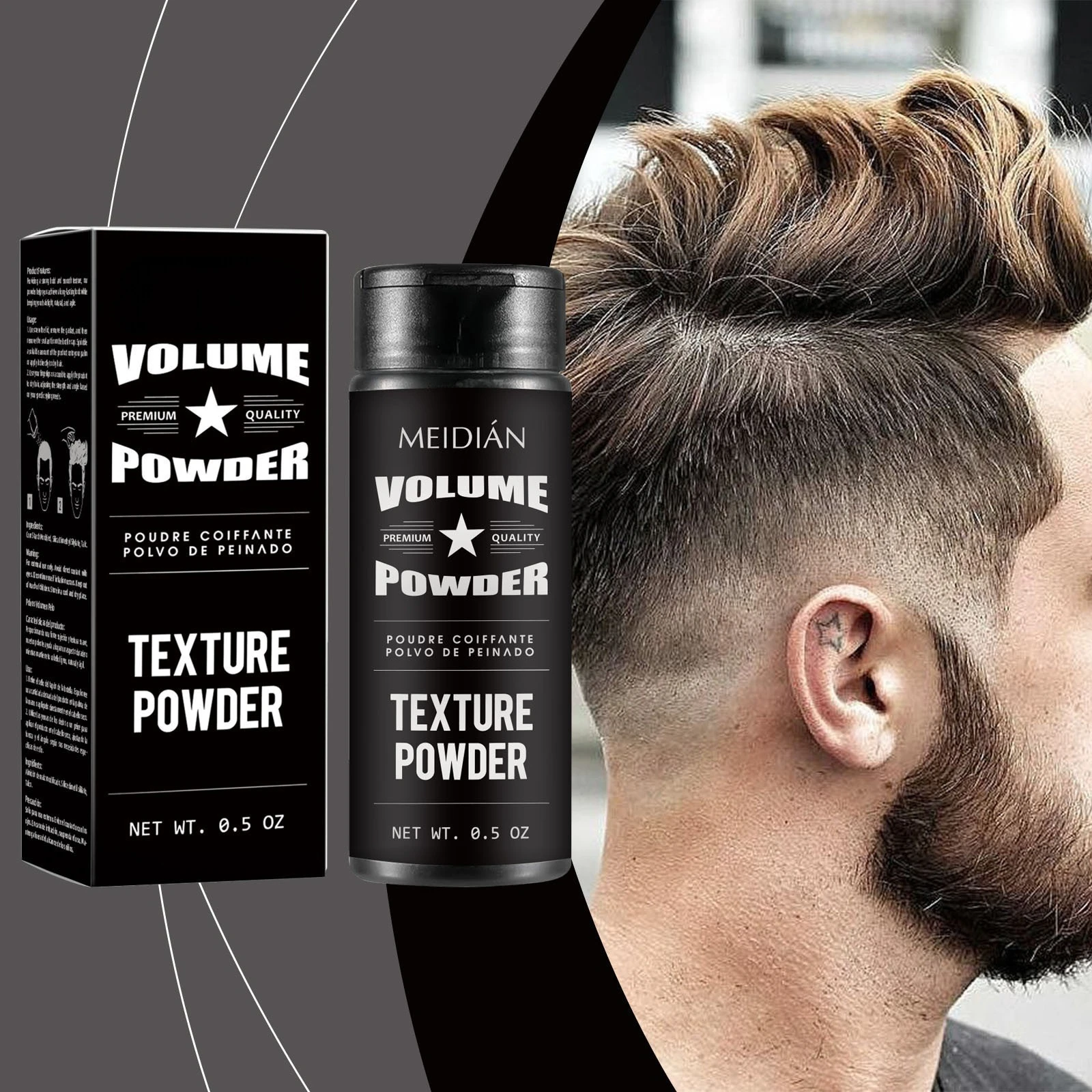 Fluffy Hair Powder Volumizing Hair Powder Mattifying,Haircut Enhancer, Styling Aid, Absorbs Grease, Adds Fluffy Texture