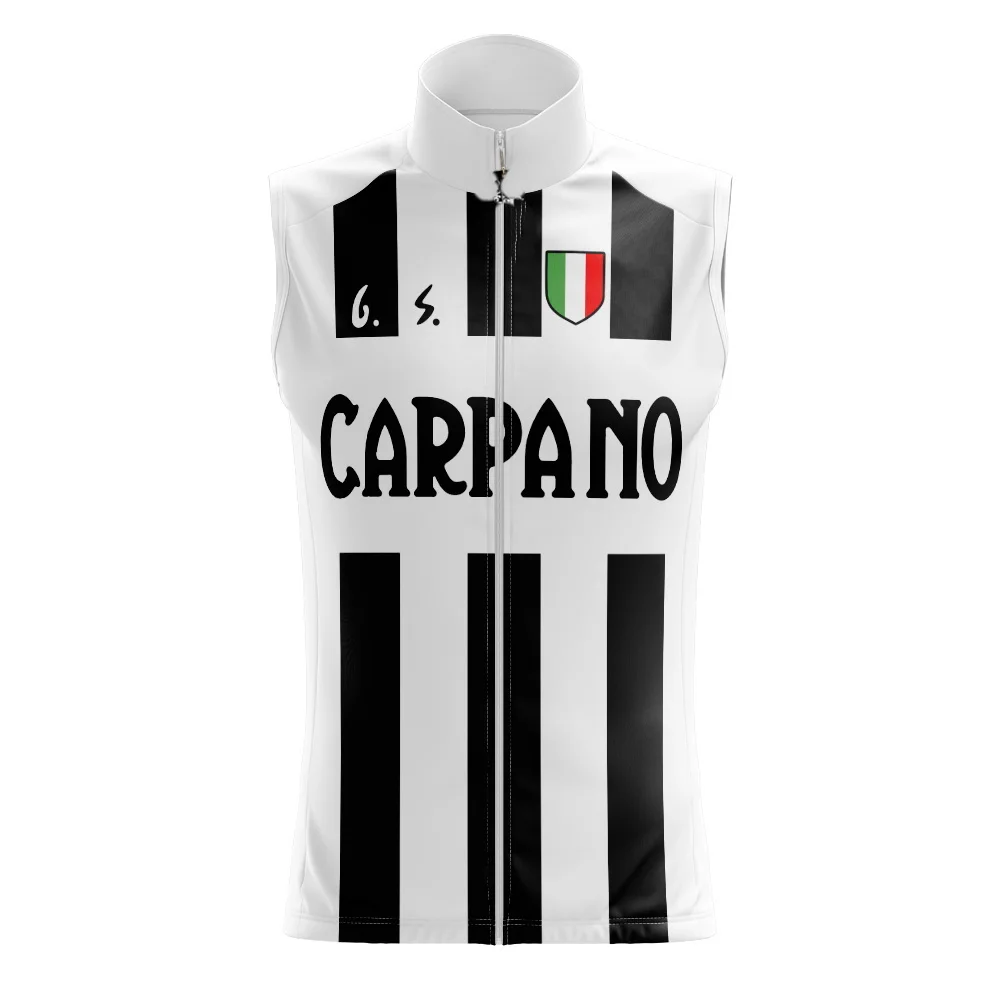 

Windproof CARPANO TEAM RETRO CLASSIC Sleeveless Cycling Jacket Vest Gilet Mtb Clothing Bicycle Maillot Ciclismo