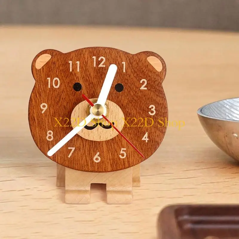 X22D Quiet Mini Mantle Clock Vintage Design Alarm Clock For Adding Warmth And Sophistication To Your Decoration