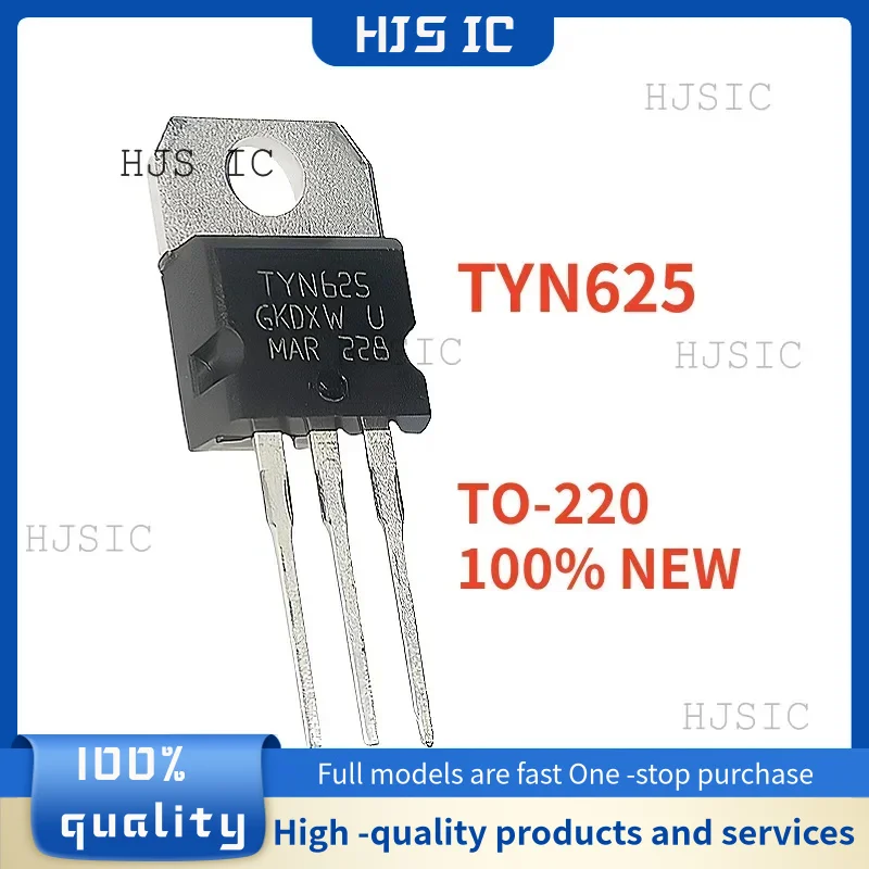 10Pcs/ Brand New TYN1225 TO-220 TYN208 TYN412 TYN610 TYN612 TYN625 TYN812 TYN816 TYN825 TYN840