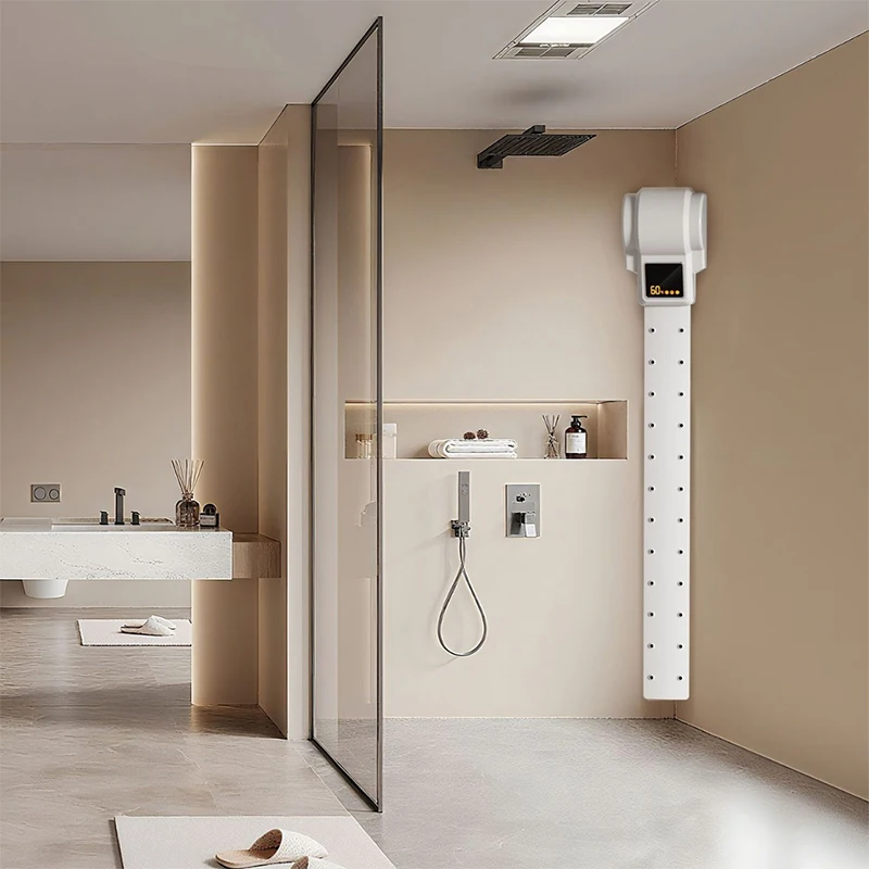 

Сушилка для тела для ванной комнаты с дистанционным управлением, угловая, вертикальная, с функцией ионизации, со съемной воздушной насадкой