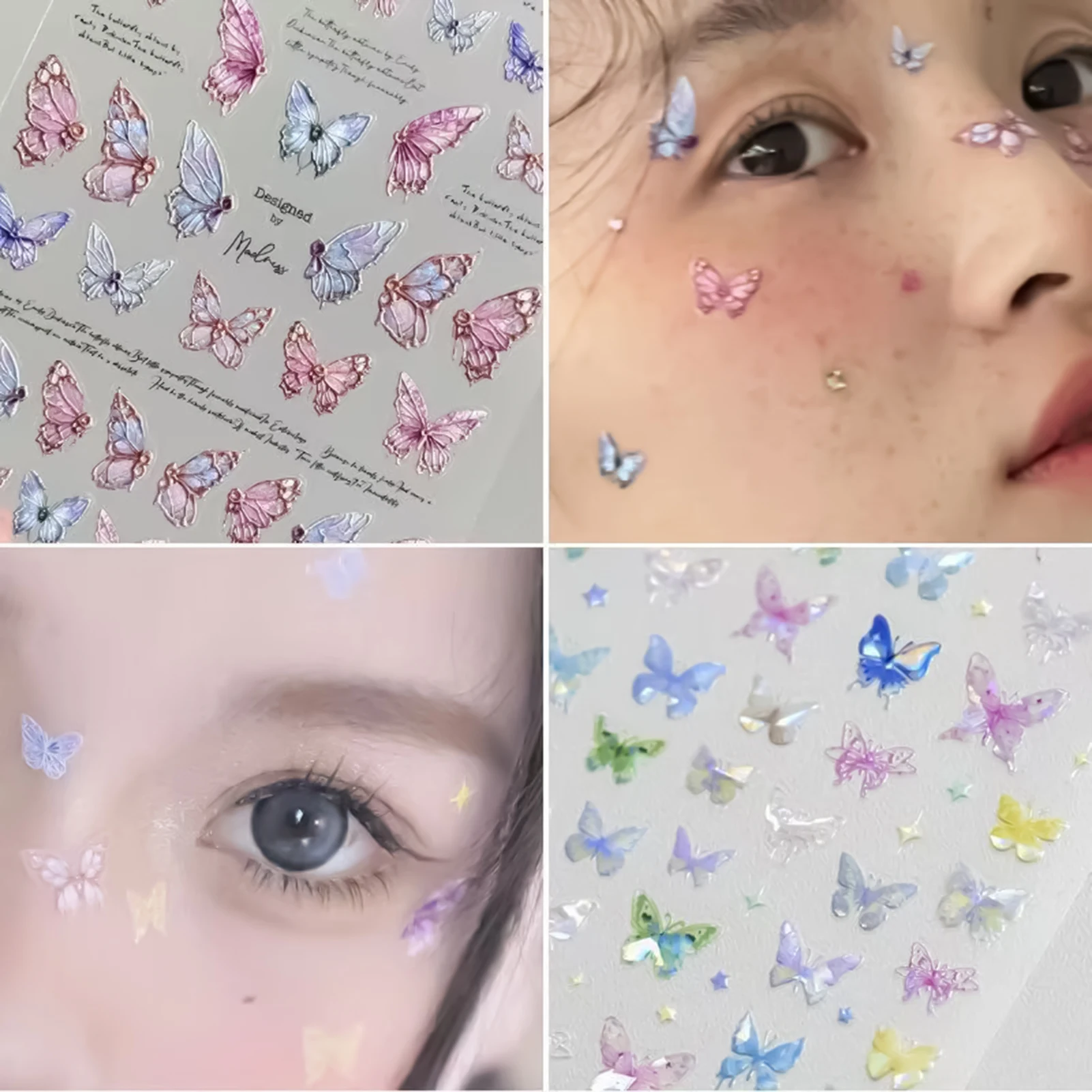 Charming Nail Art Stickers 3D - Resin Art With Rose review and price