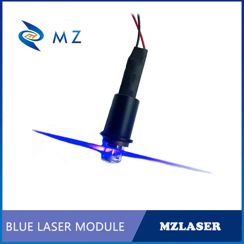 고품질 450nm 100mW 360 도 유리 렌즈 블루 라인 레이저 모듈, ACC 드라이브 유형