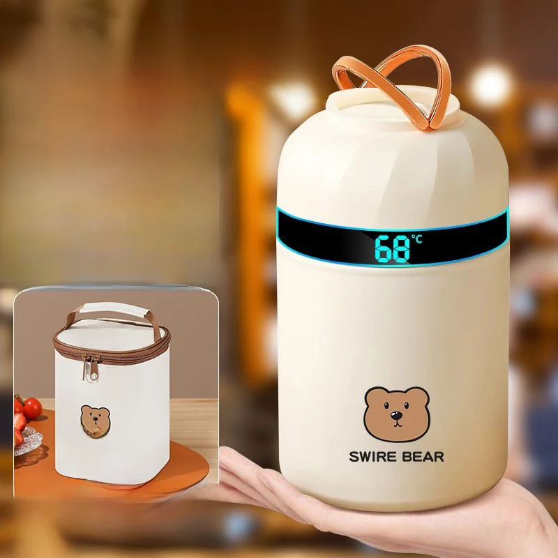 Super Long Insulated Breakfast Cup Rice Box Barrel Office Workers 24 Hours Flagship Silver Ear Slow Cooker Insulated Mug
