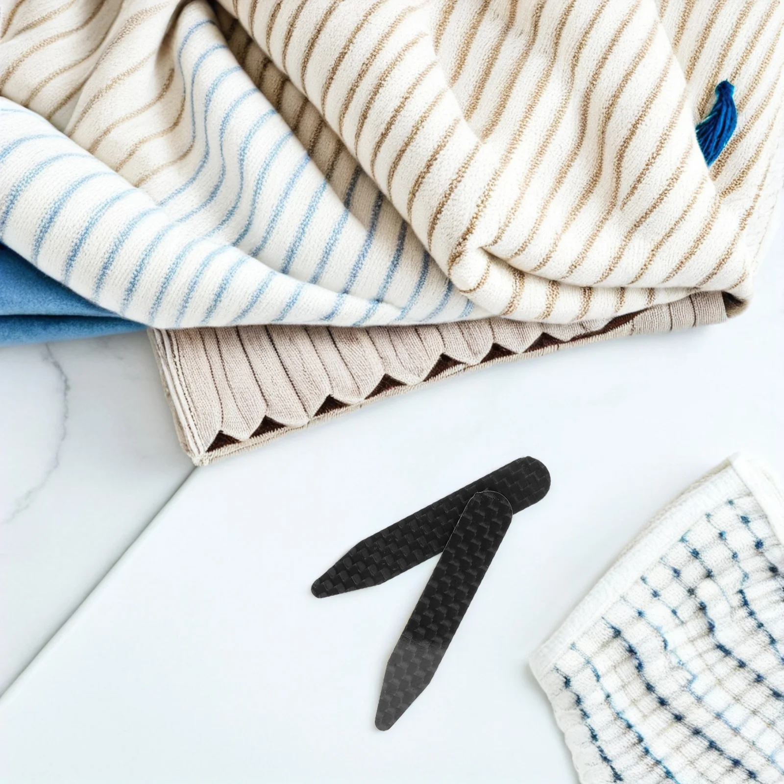 Penyangga Kerah Serat Karbon untuk Pria, Penahan Kerah Kemeja Anti Rusak, Penopang Kerah Runcing untuk Gaun Bisnis Pernikahan